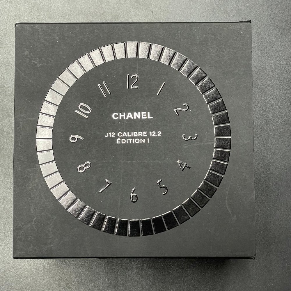 ❌ SOLD ❌ CHANEL GMT Automatic Unisex J12 Ceramic Watch 41mm Matt Black Calibre - Picture 5 of 15